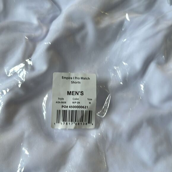 CAPELLi MEN'S EMPIRE PRO MATCH SHORTS Size M in White/Green Pinstripe/Black‎ NWT - Picture 4 of 5